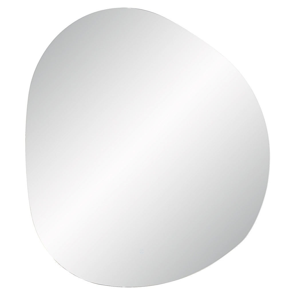 Renwil Terni 45" Tall Irregular Led Mirror - Clear