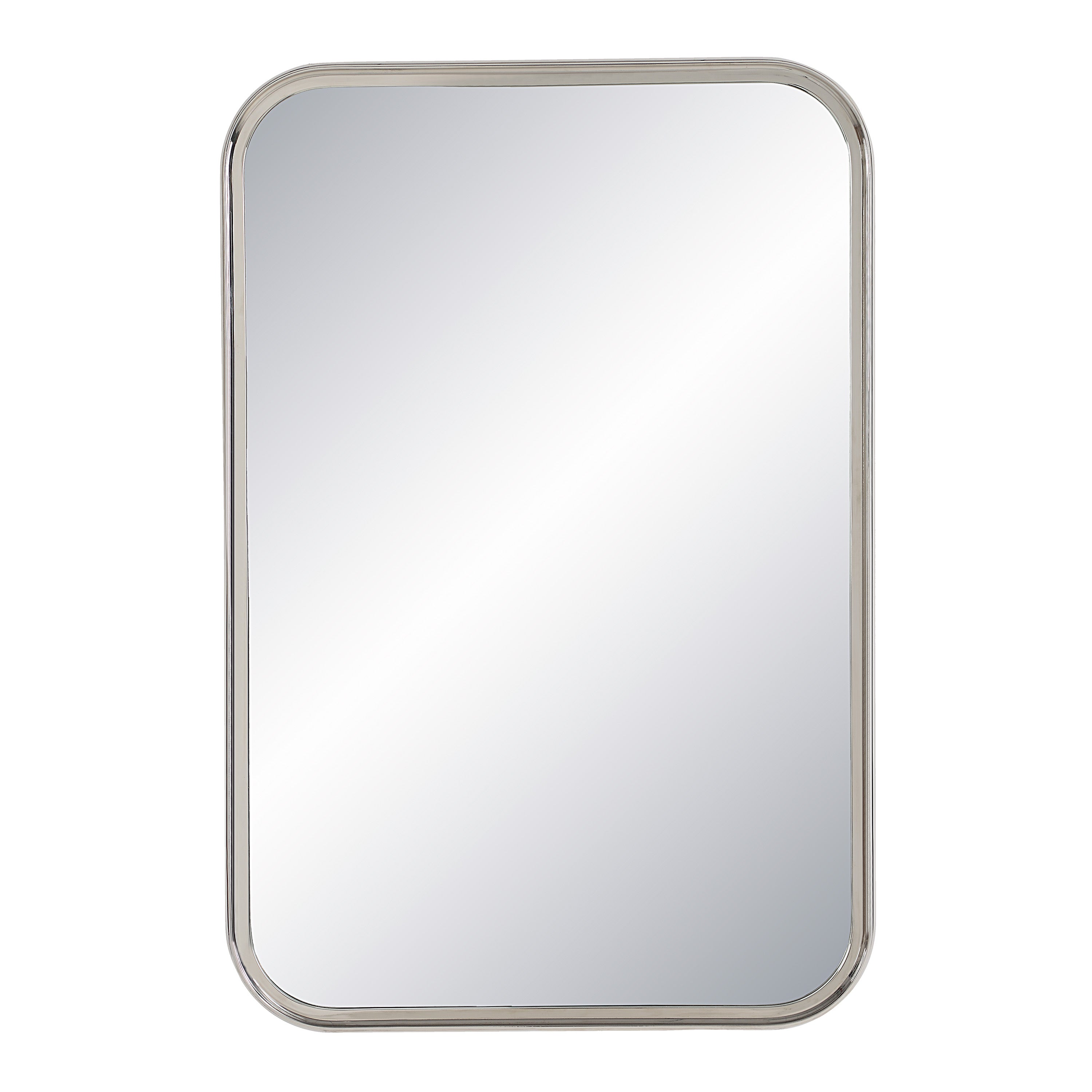 Renwil Sylvie 36" Tall Rectangle Wall Mirror - Grey