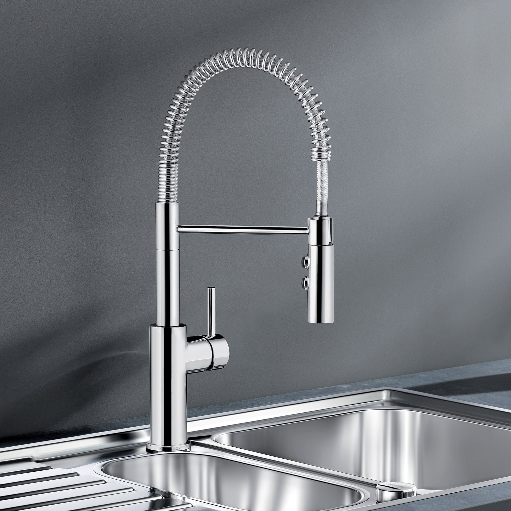 Blanco Catris Semi-Pro Pull-Down Dual-Spray Kitchen Faucet