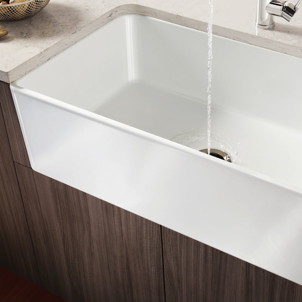 Blanco Cerana 30" Fireclay Single Bowl Apron-Front Farmhouse Sink