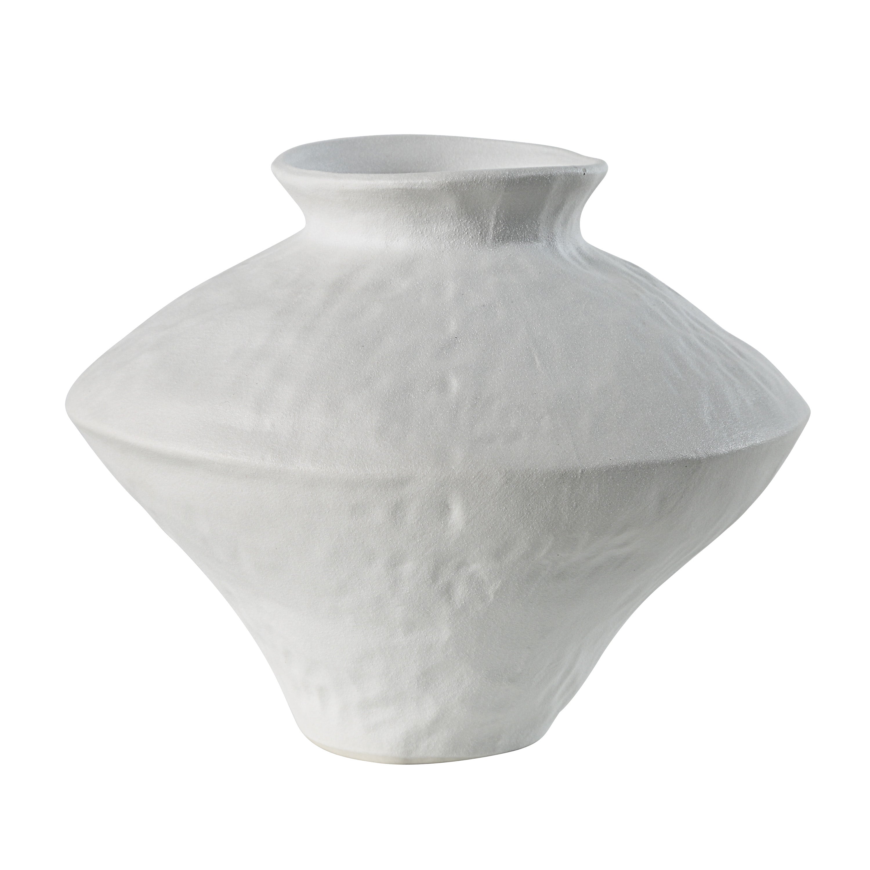 Renwil Mills Indoor Porcelain Ceramic Vase - Matte Off-White