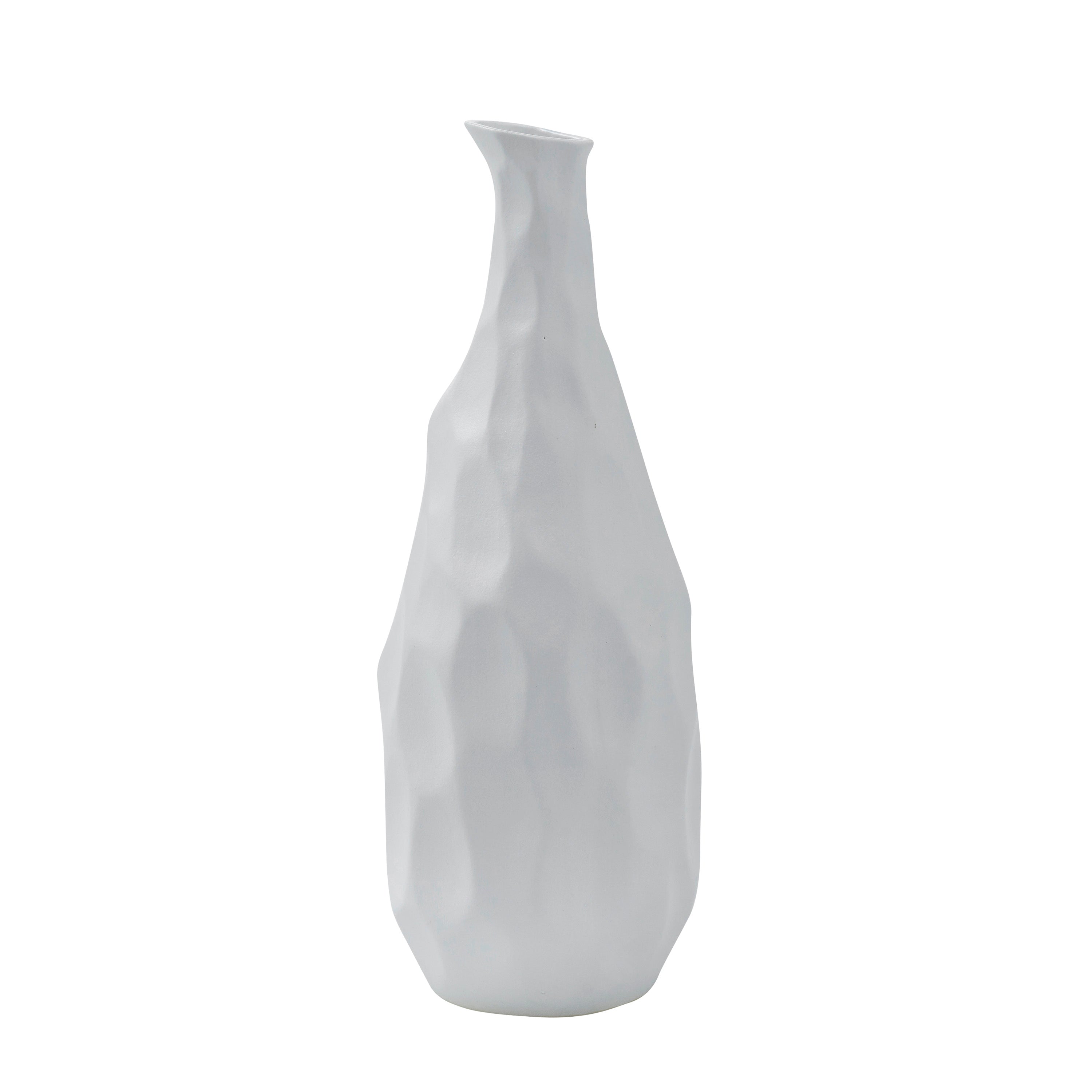 Renwil Blouin Indoor Ceramic Stoneware Vase - White Semi-Gloss