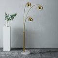 Renwil Dorset 83" Length Floor Lamp - Satin Brass