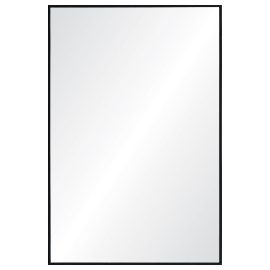 Renwil Reynolds 35.5" Tall Rectangle Wall Mirror - Black
