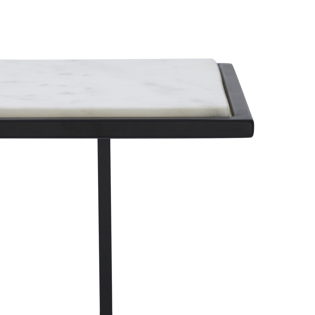 Renwil Danica Indoor Steel Table - Matte Black