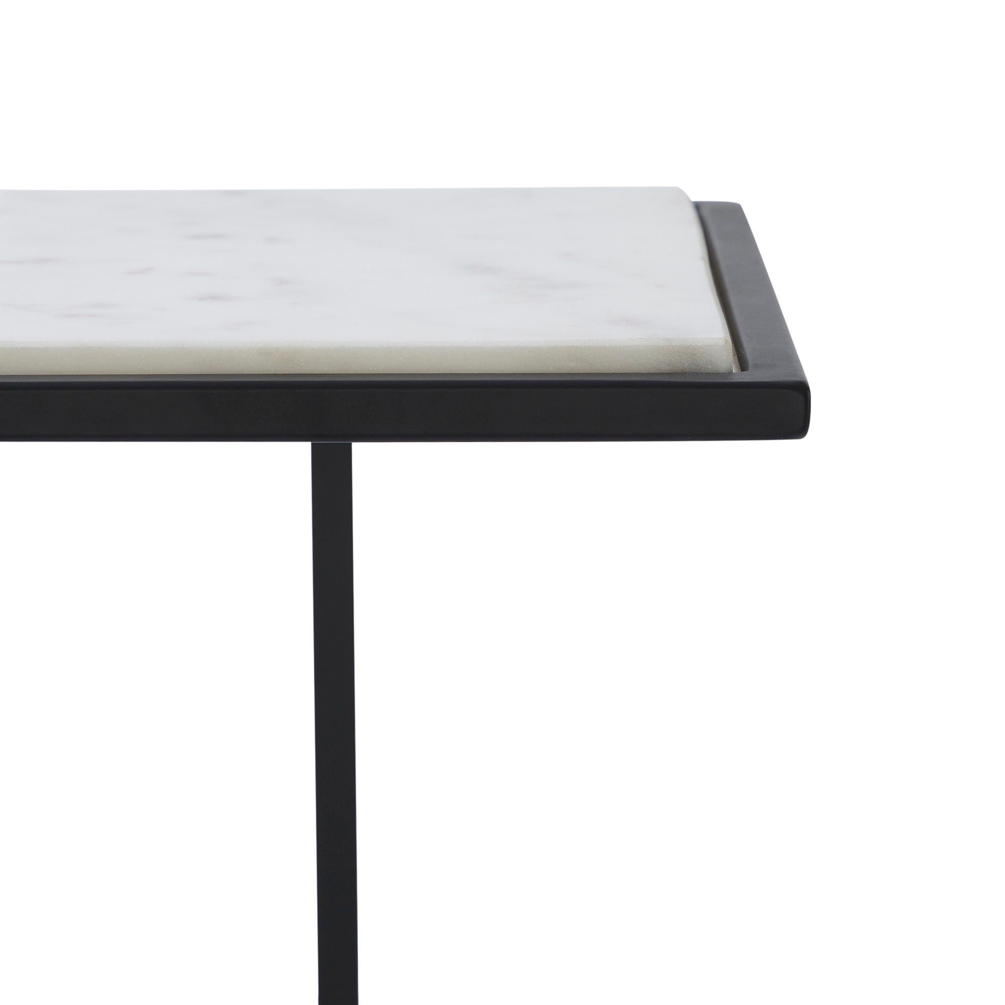 Renwil Danica Indoor Steel Table - Matte Black