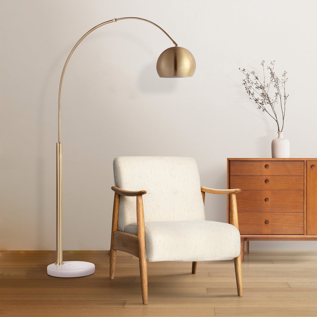 Renwil Daleela 77.375" Height Floor Lamp - Yellow