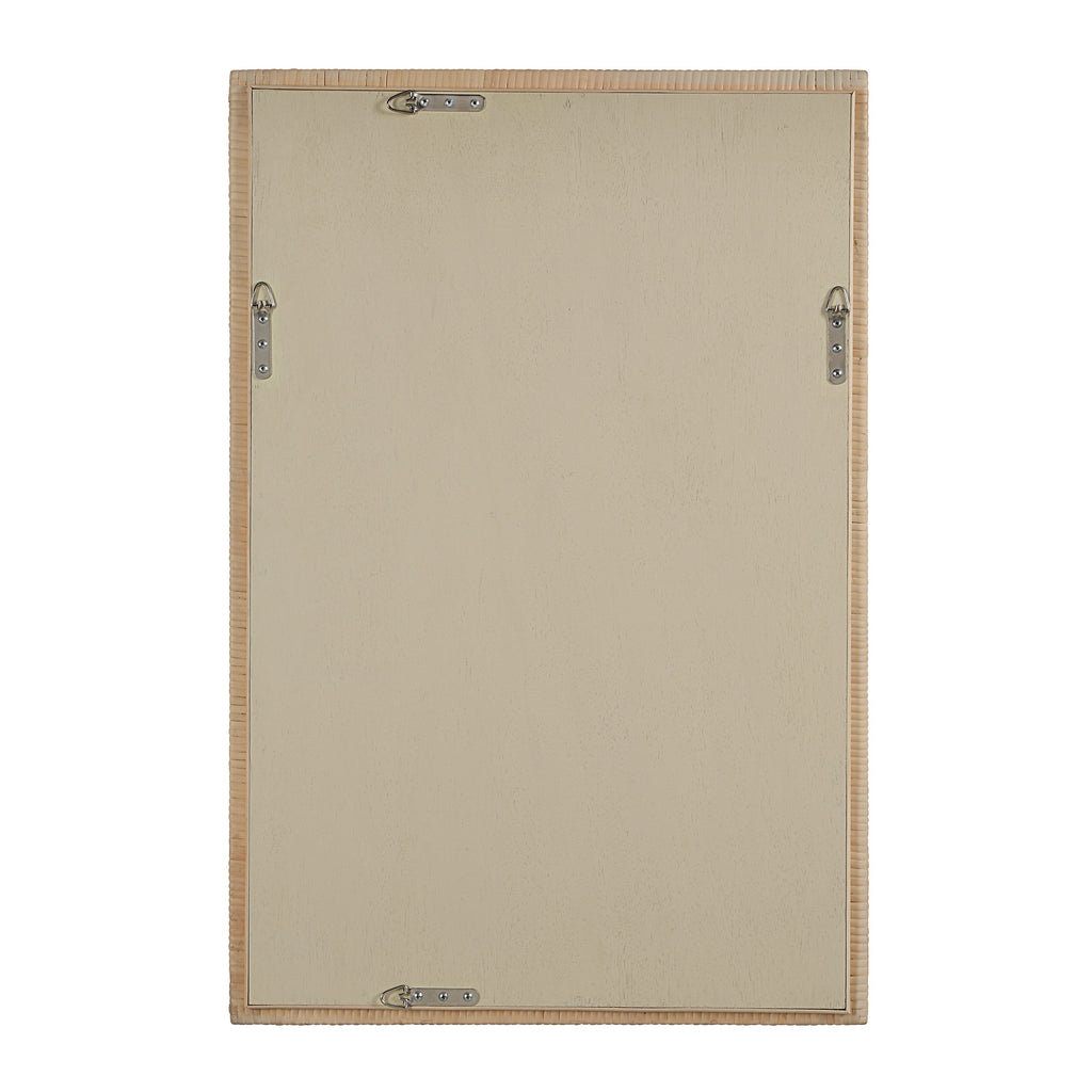 Renwil Sara 36" H x 24" W Wall Mirror - Brown