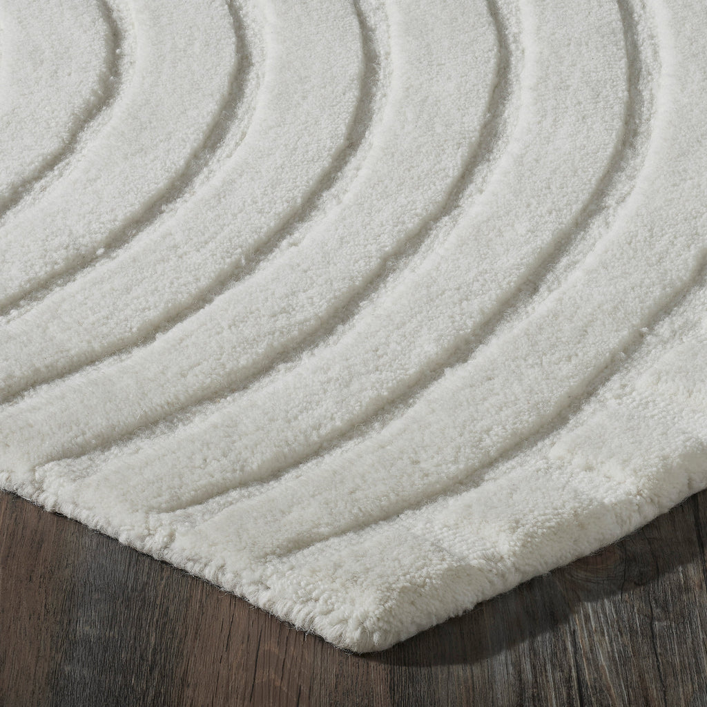 Renwil Cantu 1'4" x 1'4" Ft Handwoven Indoor Rug - Ivory