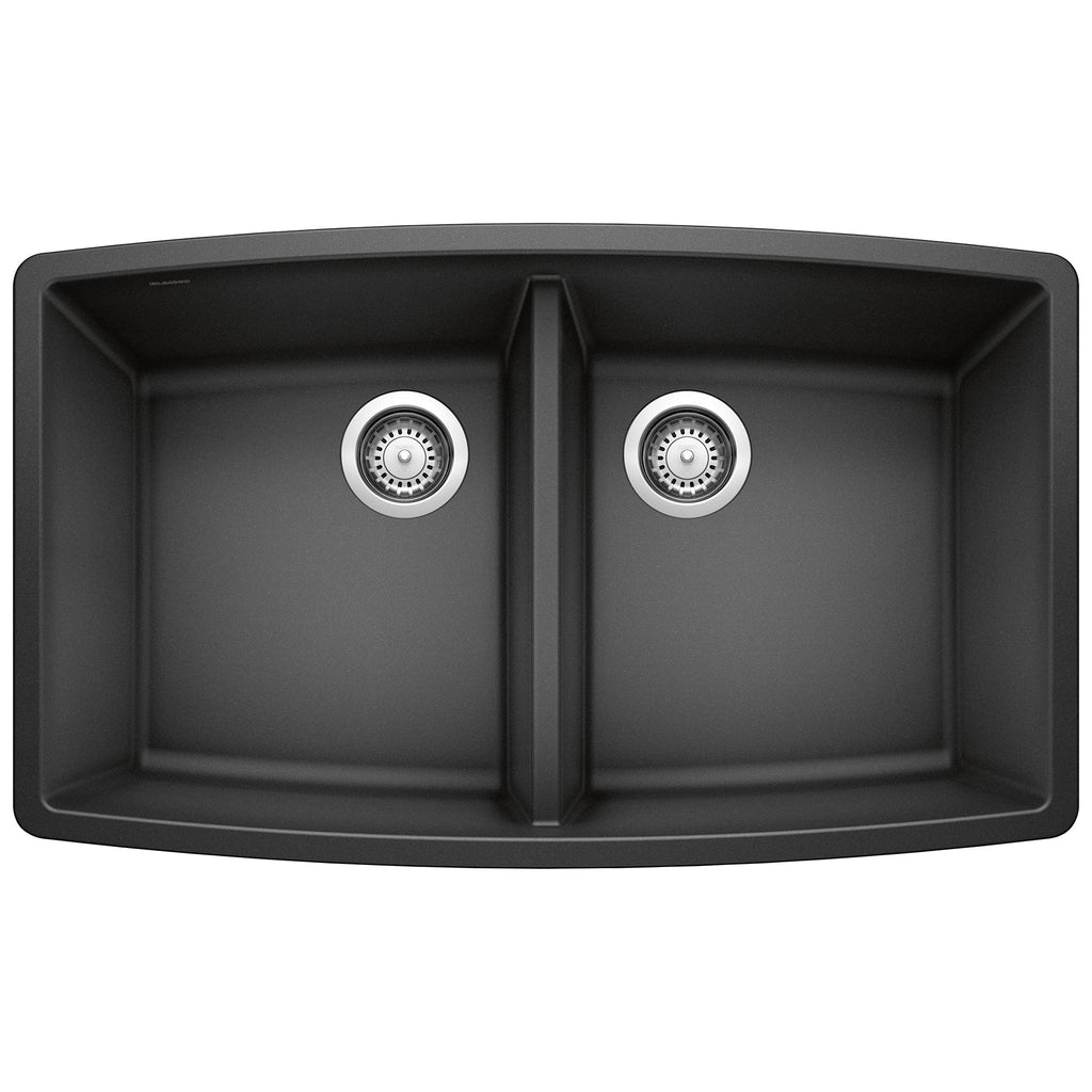 Blanco Performa Silgranit 33" 50/50 Double Bowl Undermount Kitchen Sink