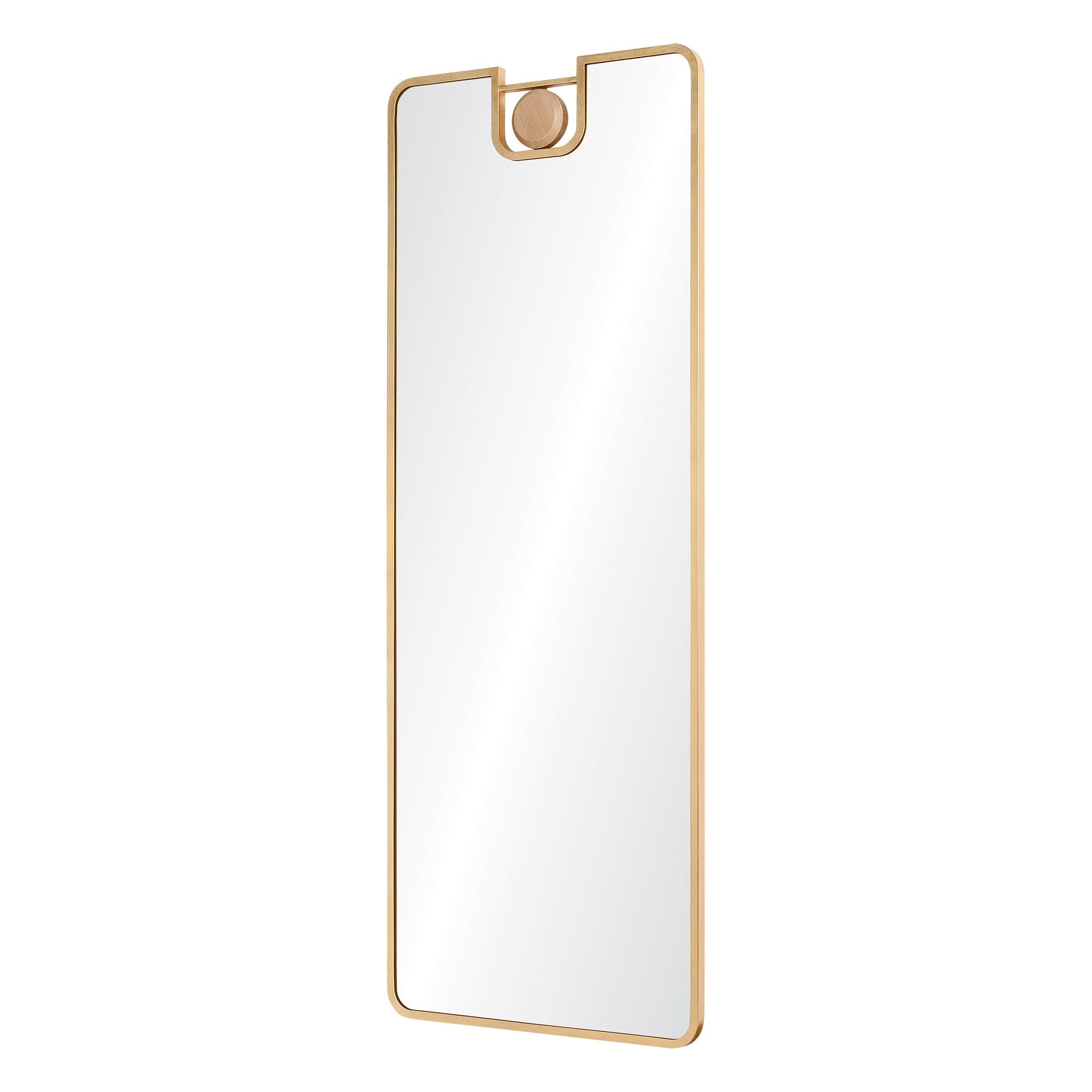 Renwil Kepler 65" Tall Rectangle Full Length Mirror - Yellow