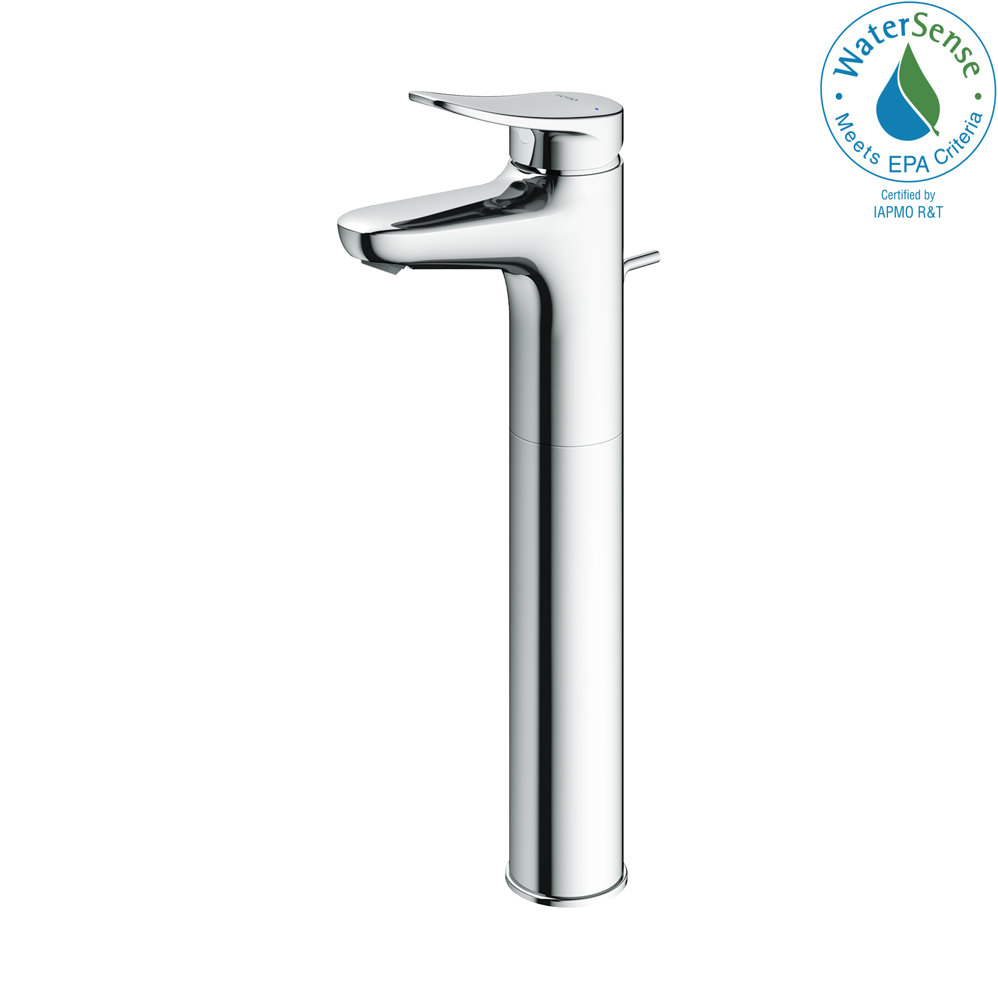 TOTO Lf Series 1.2 GPM Single Handle Bathroom Faucet For Vessel Sink with Drain Assembly