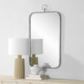Renwil Dios 39.5" Tall Rectangle Wall Mirror - Grey