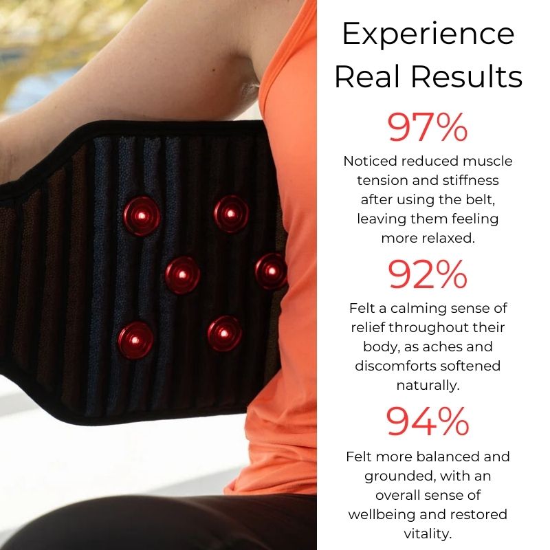 Wearable Pemf Belt with Red Light Therapy