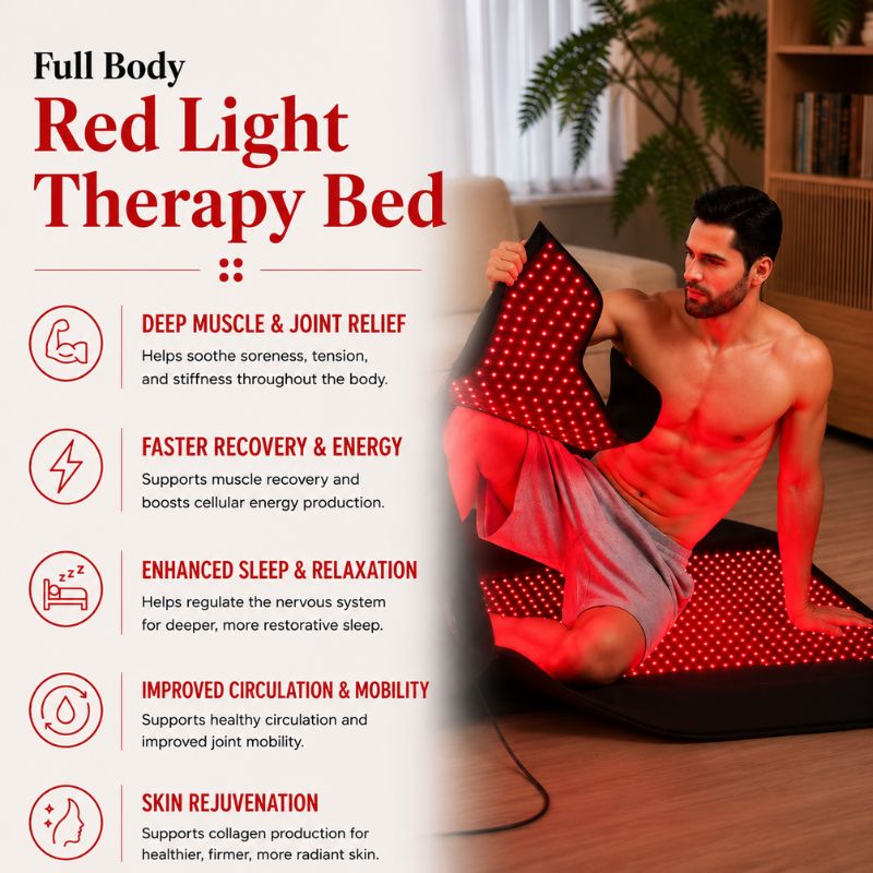 Red Light Therapy Bed With Near-Infrared