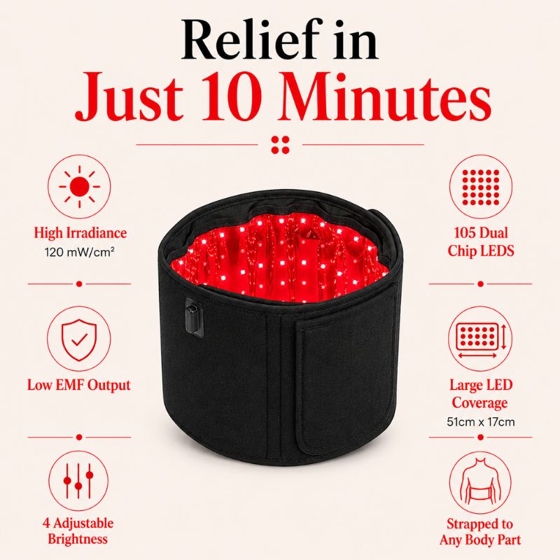Red Light Therapy Belt with Near-Infrared