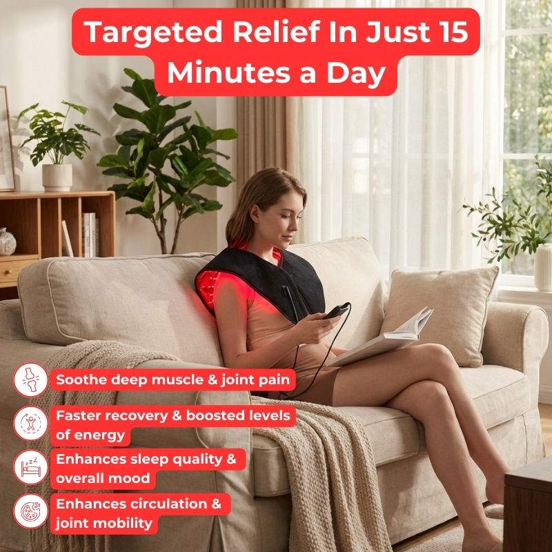 Red Light Therapy Wrap for Neck & Shoulders