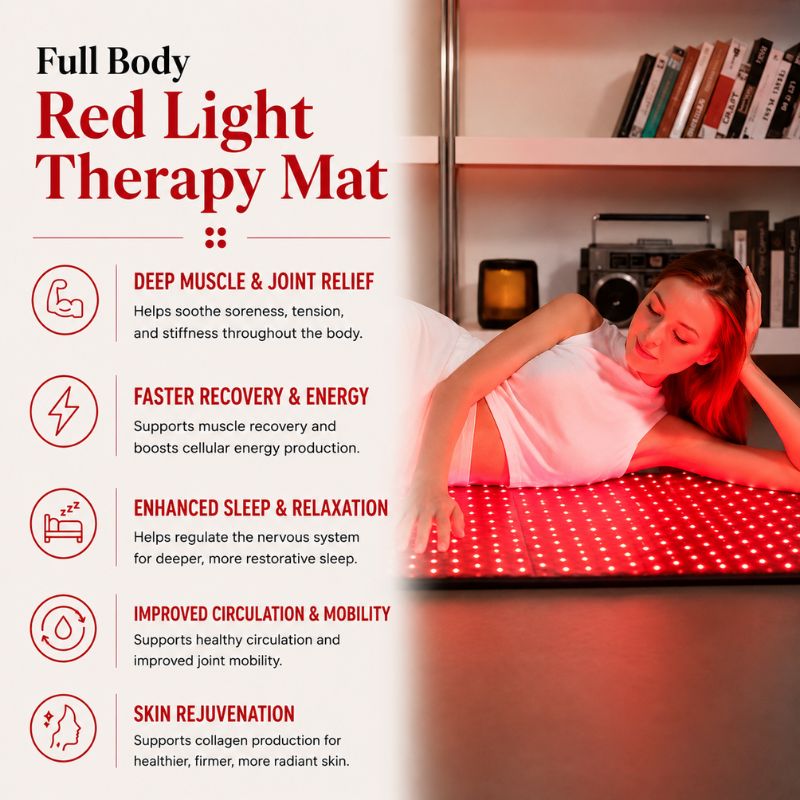 Red Light Therapy Mat With Near-Infrared
