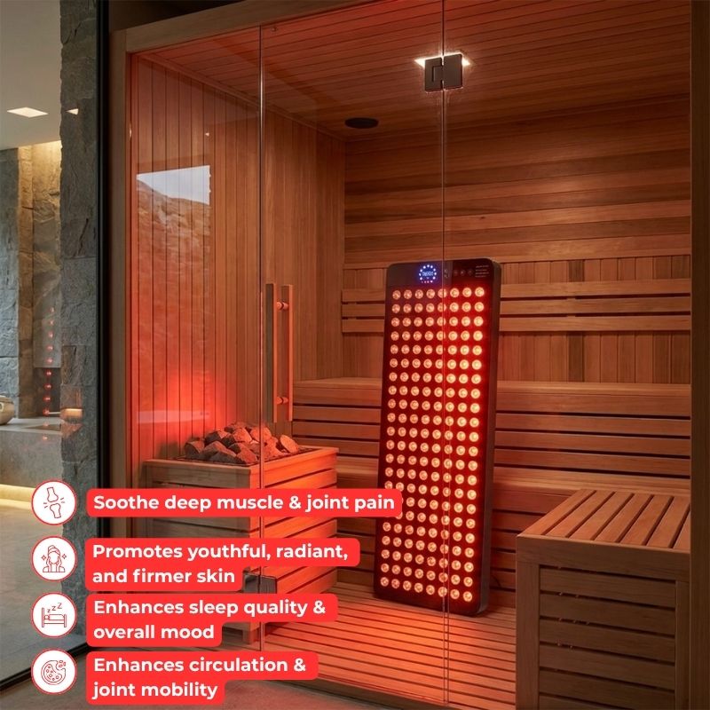 SP192 Red Light Therapy Sauna Panel with 1060nm