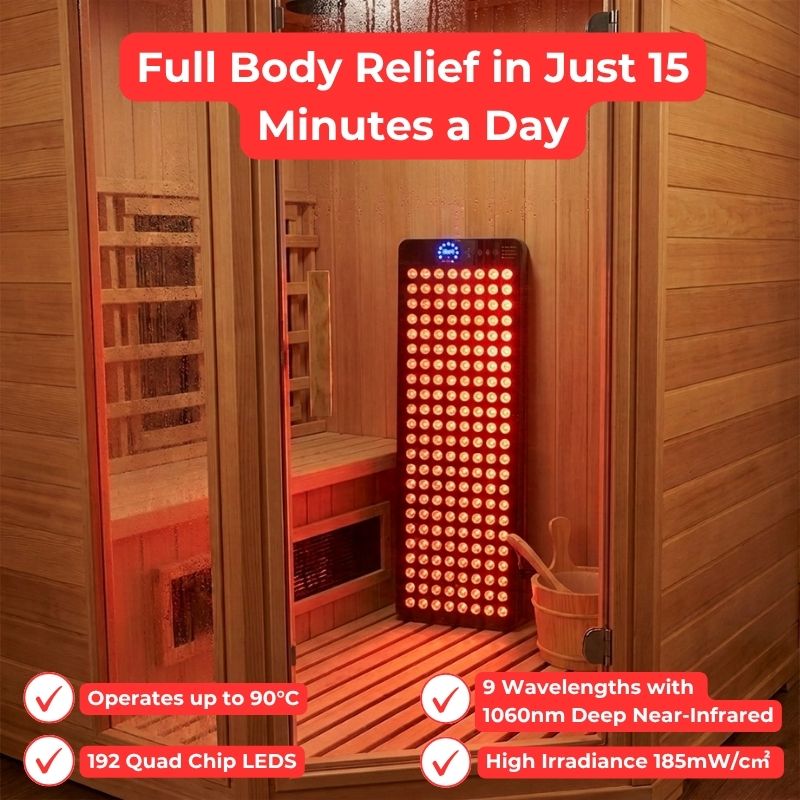 SP192 Red Light Therapy Sauna Panel with 1060nm