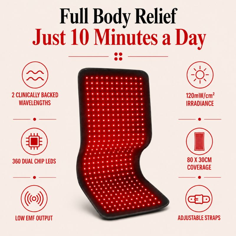Red Light Therapy Wrap with 360 LEDS