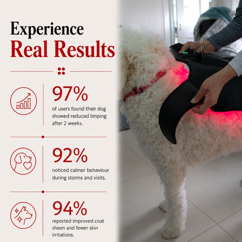 Large Red Light Therapy for Dogs Coat