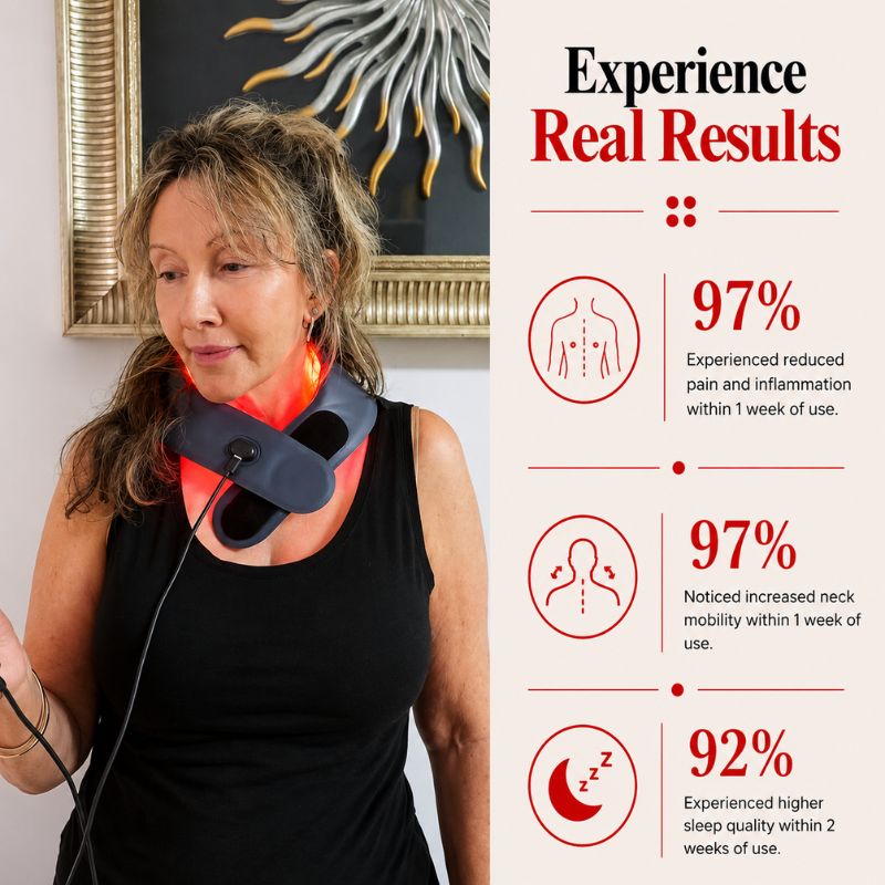 Red Light Therapy for Neck Wearable