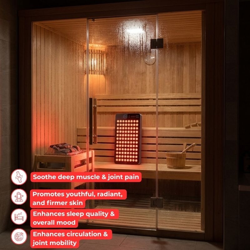 SP96 Red Light Therapy Sauna Panel with 1060nm