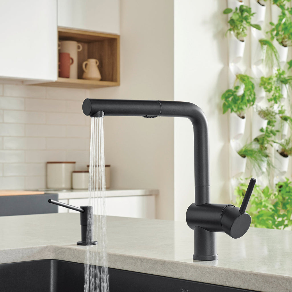 Blanco Linus Low Arc Pull-Out Dual-Spray Kitchen Faucet