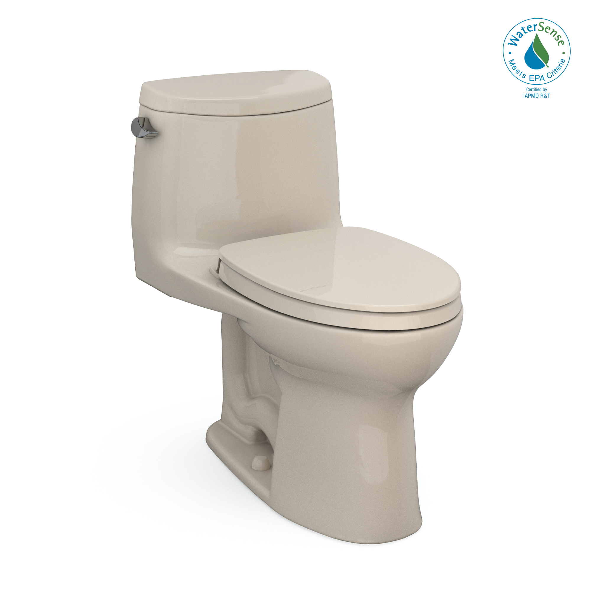 TOTO Ultramax II One Piece Elongated 1.28 GPF Universal Height Toilet with Ss124 Softclose Seat - Washlet+ Ready