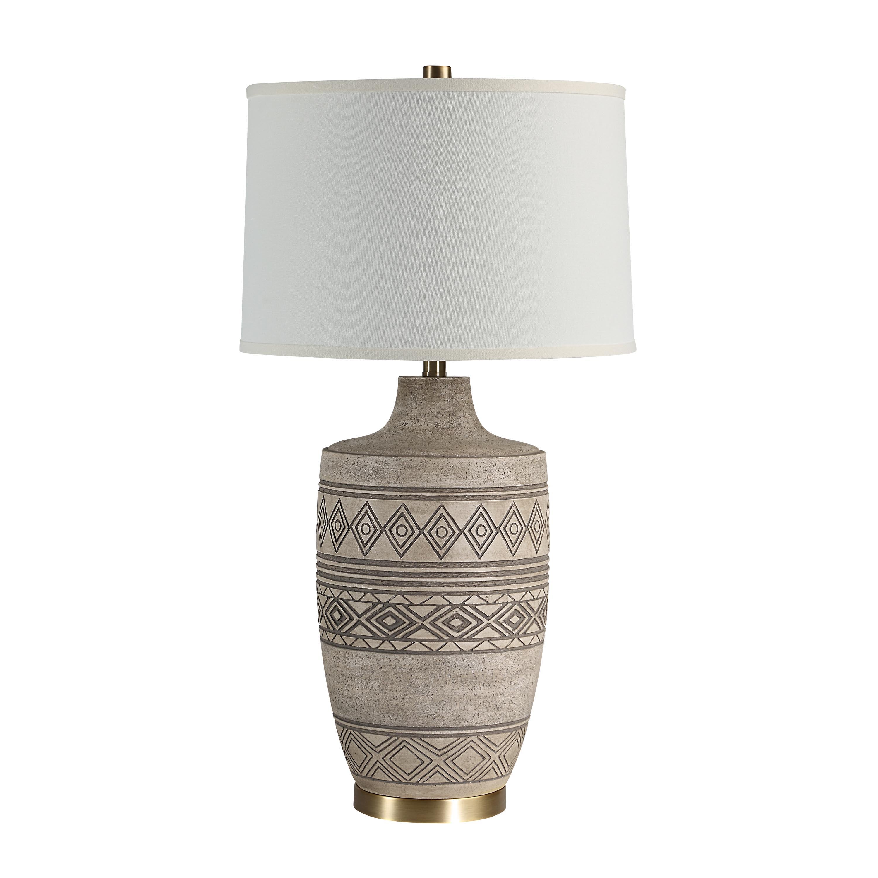 Everren Charlize 30.5" Height Table Lamp - Beige With Wash