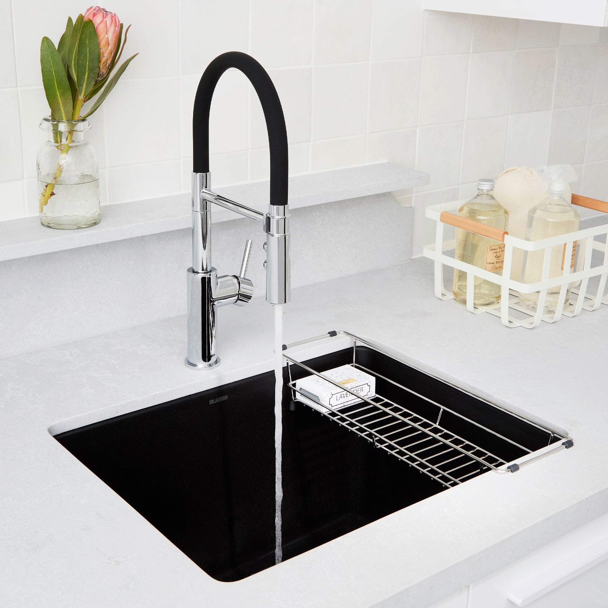 Blanco Liven Silgranit 25" Single Bowl Dual Mount Laundry Sink
