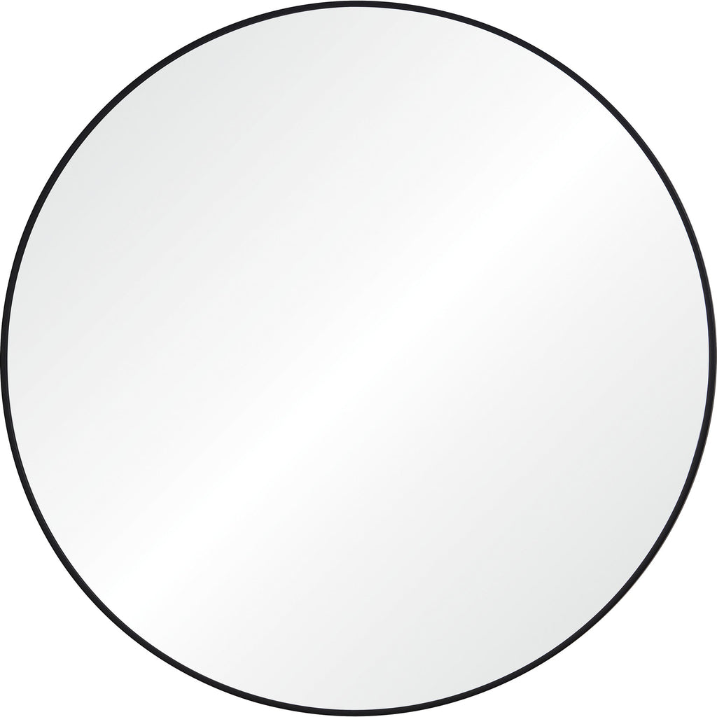 Renwil Posadas 36" Tall Round Wall Mirror - Black