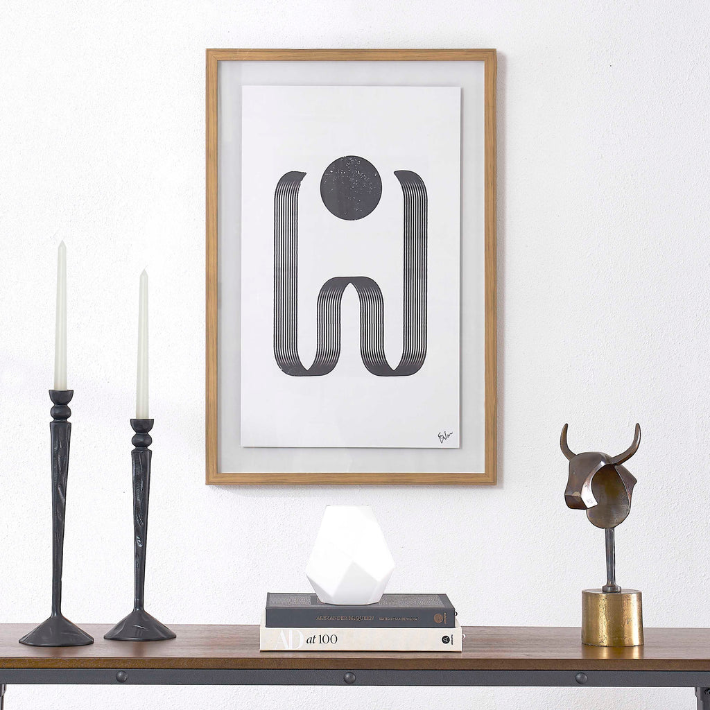 Renwil Arlo 24" Wide Wall Art - Black