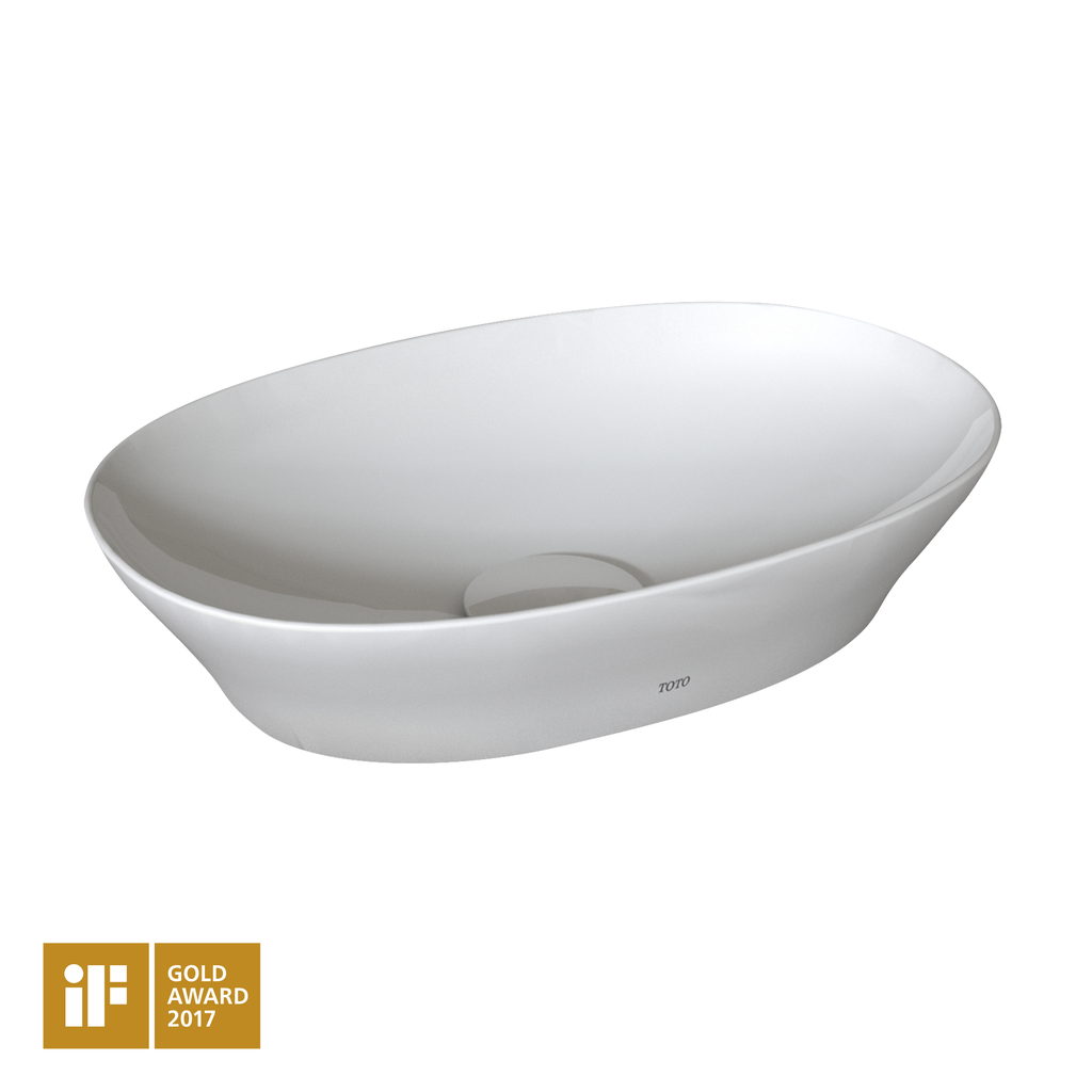TOTO Kiwami Oval 16" Vessel Bathroom Sink with Cefiontect