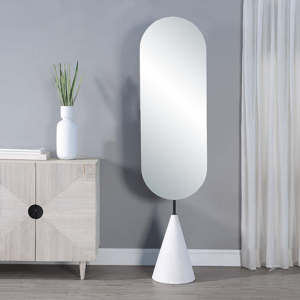 Renwil Vawn 70" Tall Oval Full Length Mirror
