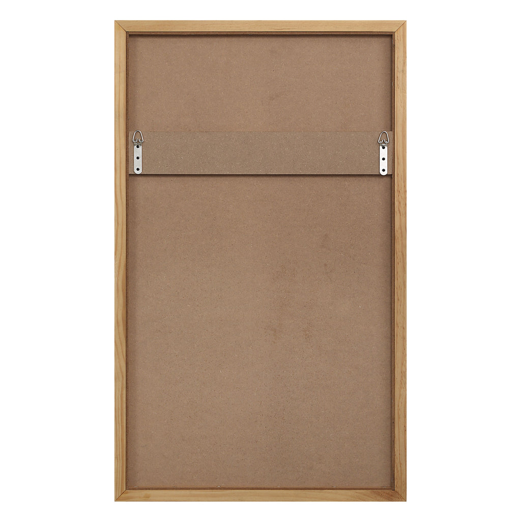 Renwil Salia 40" H x 24" W Wall Mirror - Brown