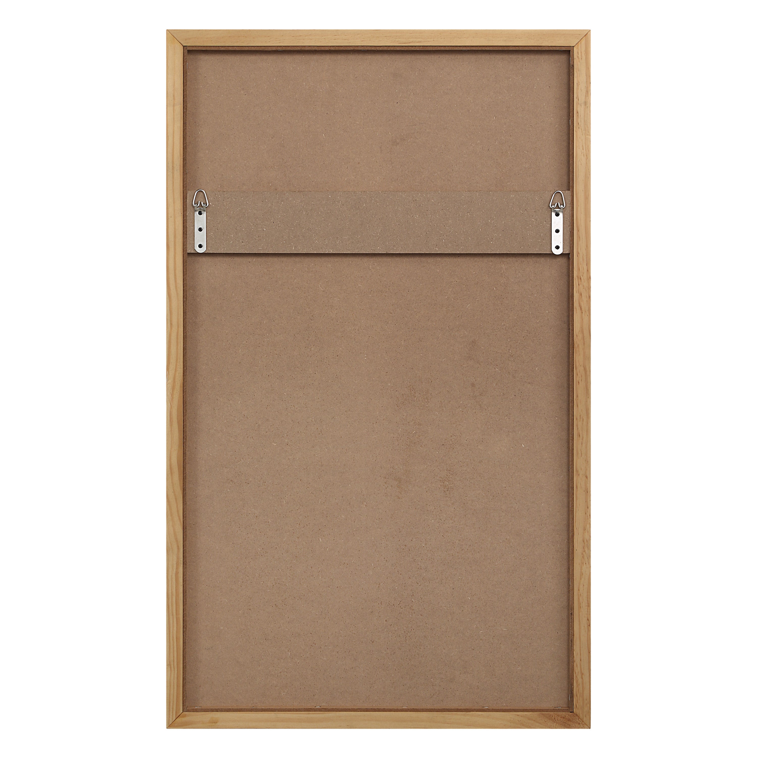 Renwil Salia 40" H x 24" W Wall Mirror - Brown