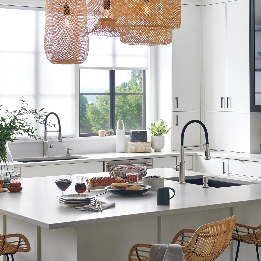 Blanco Empressa Semi-Pro Pull-Down Dual-Spray Kitchen Faucet