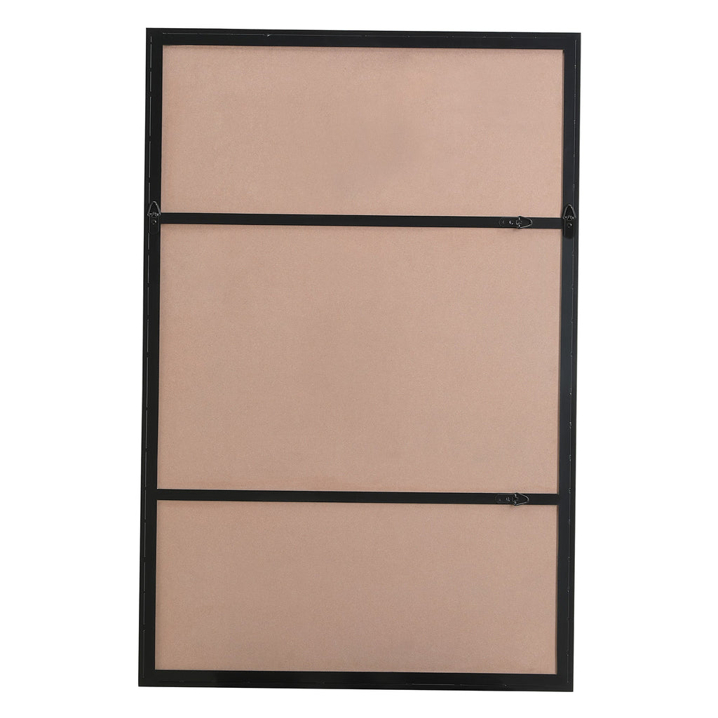 Renwil Annalise 45" Tall Rectangle Wall Mirror - Black