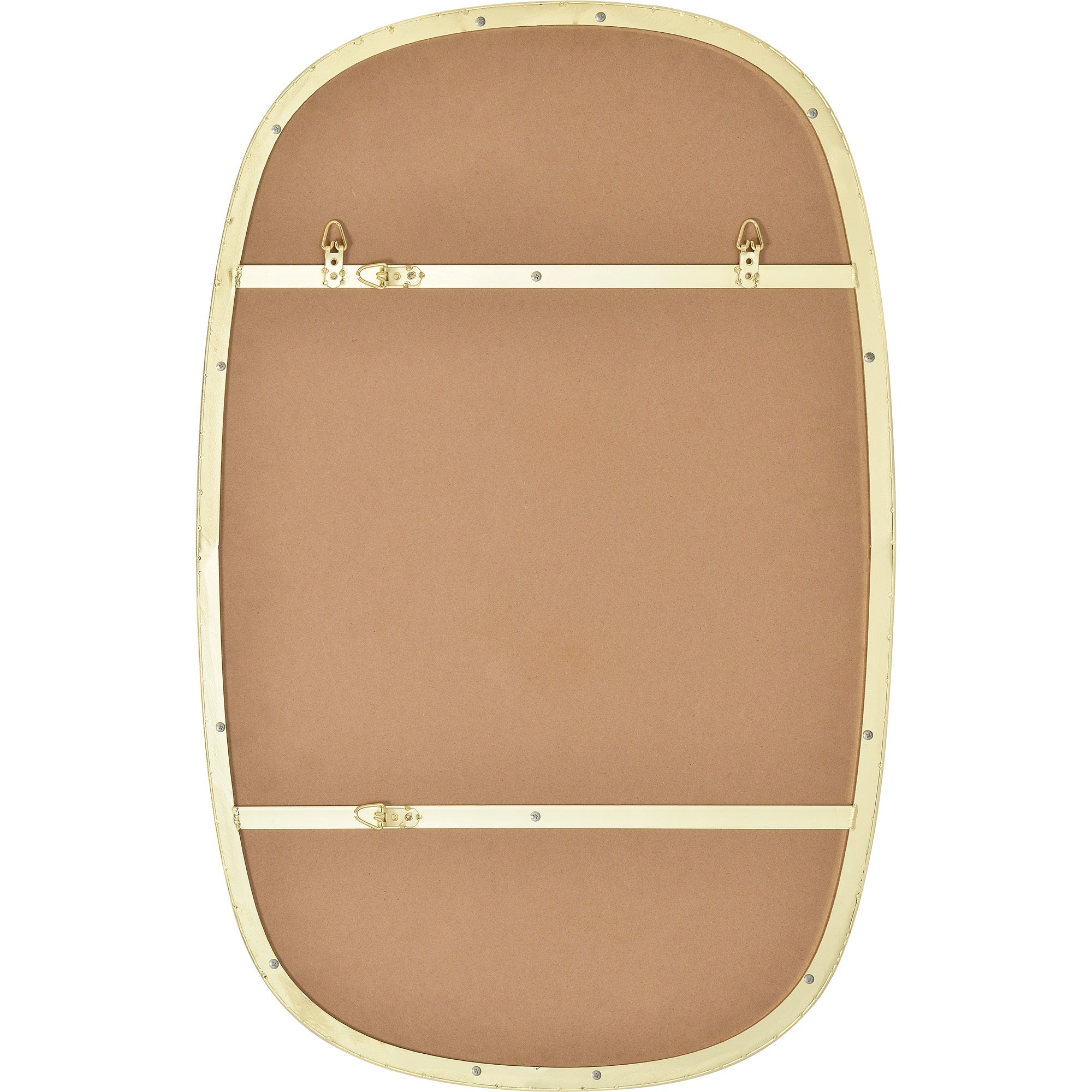 Renwil Gallegos 36" Tall Rectangle Wall Mirror - Yellow