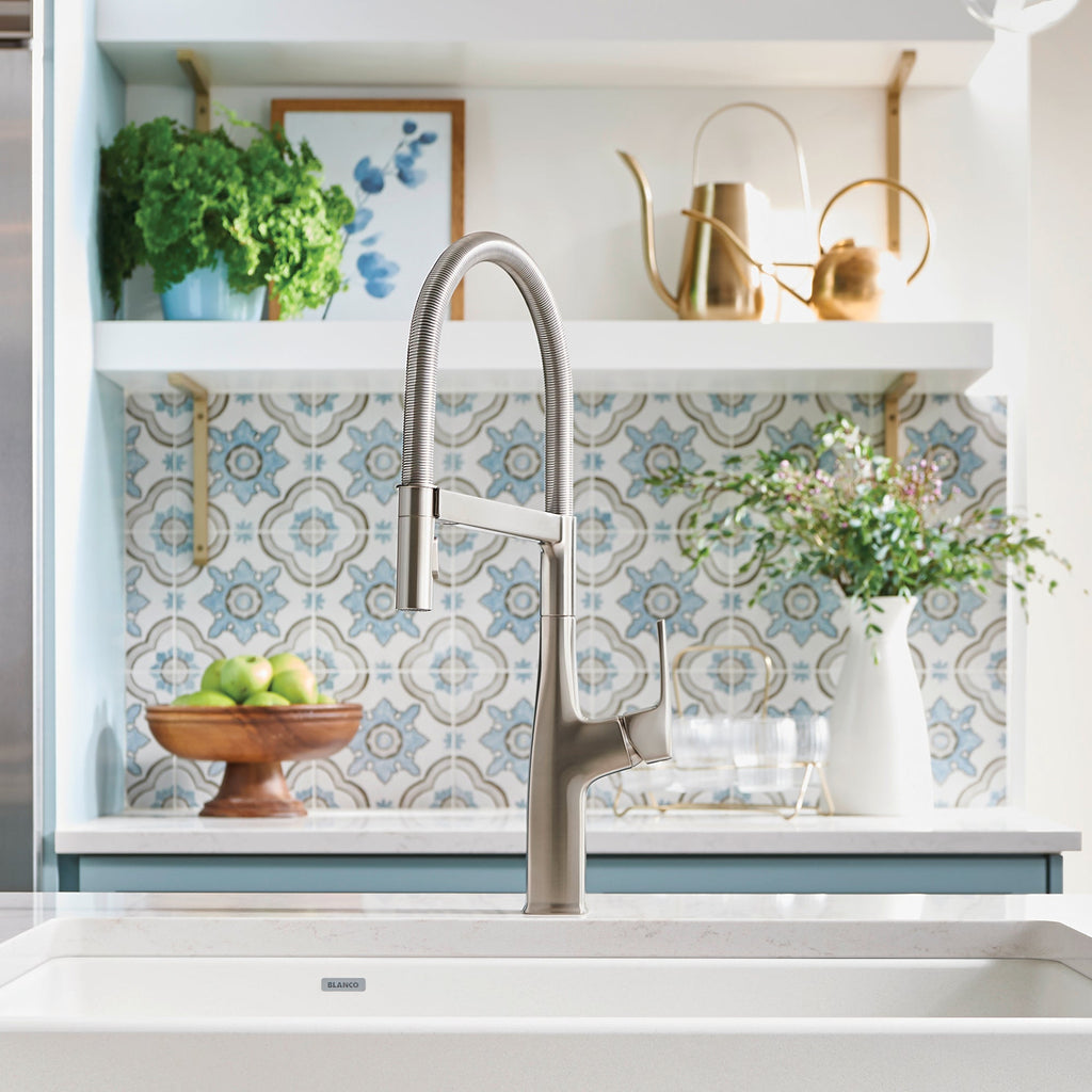 Blanco Rivana Semi-Pro Pull-Down Dual-Spray Kitchen Faucet