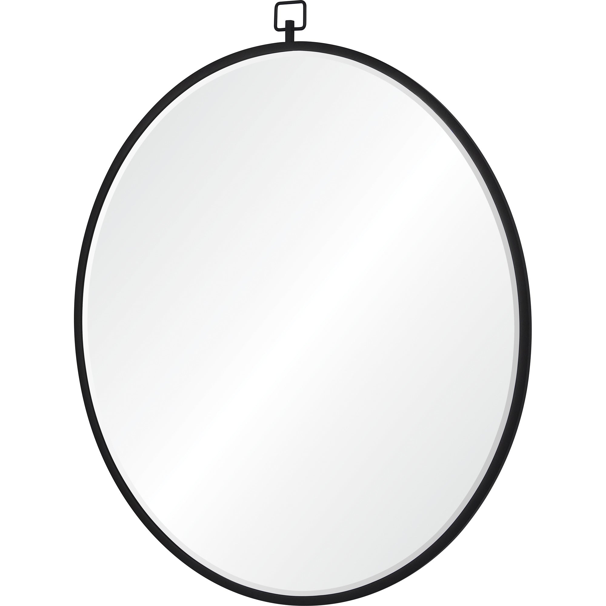 Renwil Rayden 38.5" Tall Round Wall Mirror - Black