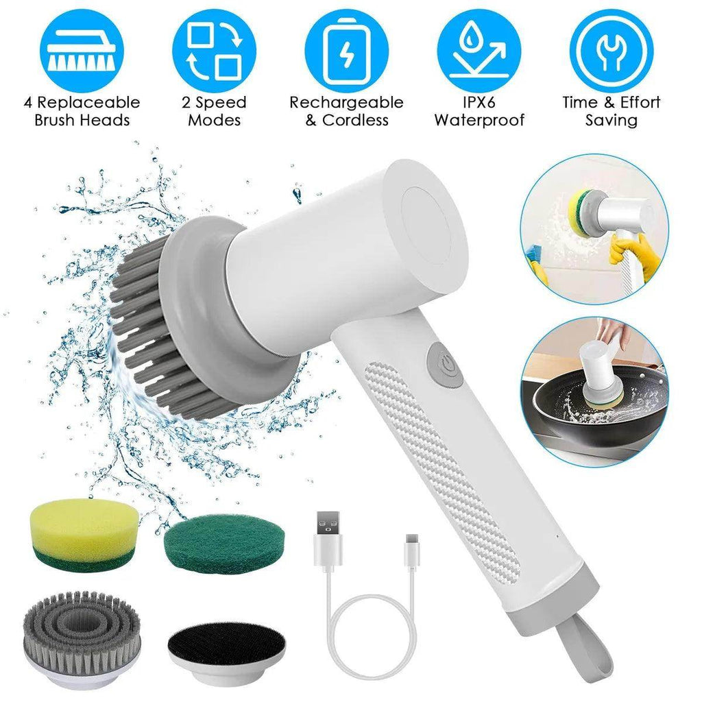 Electric Rechargeable Cleaning Brush