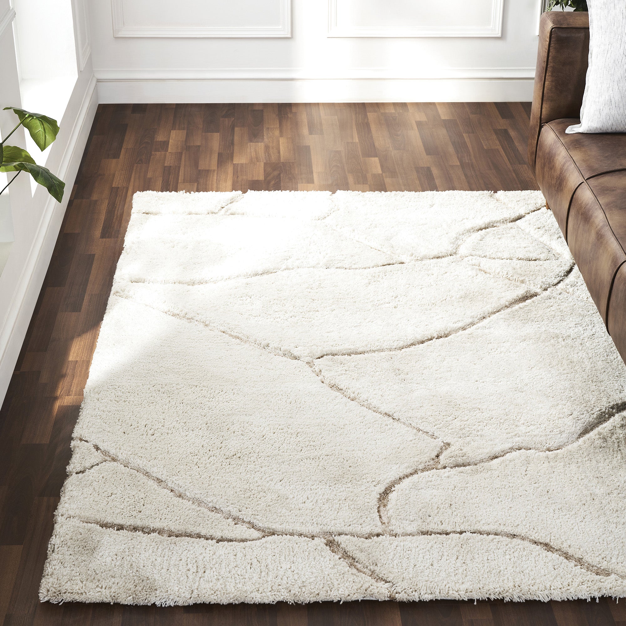 Renwil Allen 10 x 13 Machine Tufted Indoor Rug - Off-White