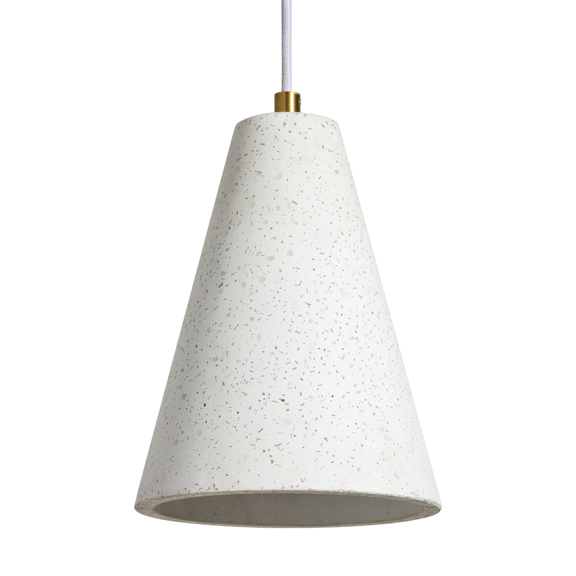 Renwil Paula 10" Length Ceiling Fixture - Off-White with Speckles