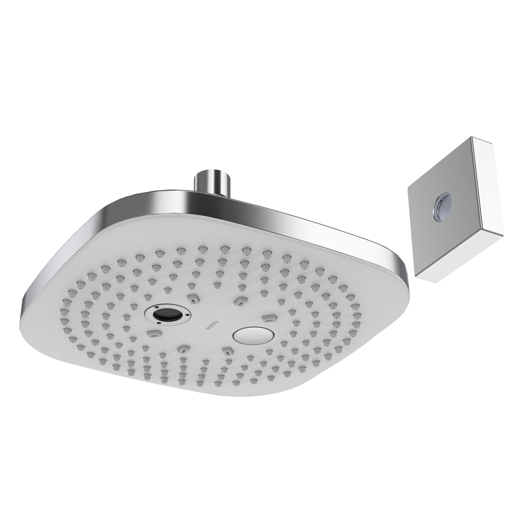 TOTO G Series 1.75 GPM Multifunction 8.5" Square Showerhead with Comfort Wave and Warm Spa