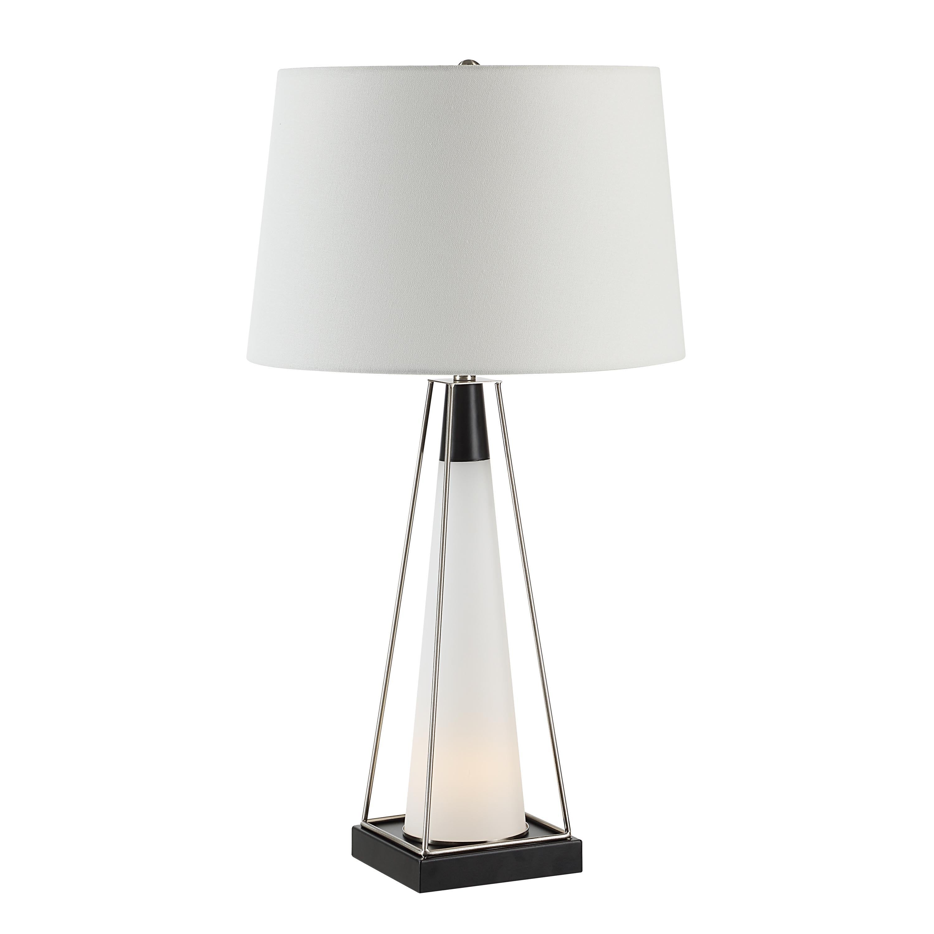 Everren Navagio 28" Height Table Lamp - Frosted White