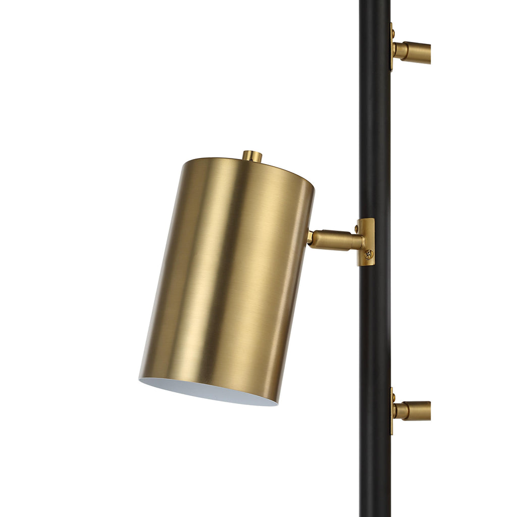 Everren Meandros 63.5" Height Floor Lamp - Matte Black