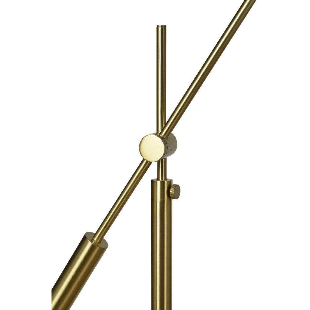Renwil Claire 70" Length Floor Lamp - Satin Brass